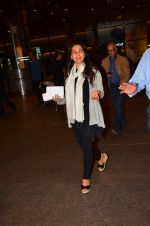 Juhi Chawla snapped at airport in Mumbai on 10th May 2016